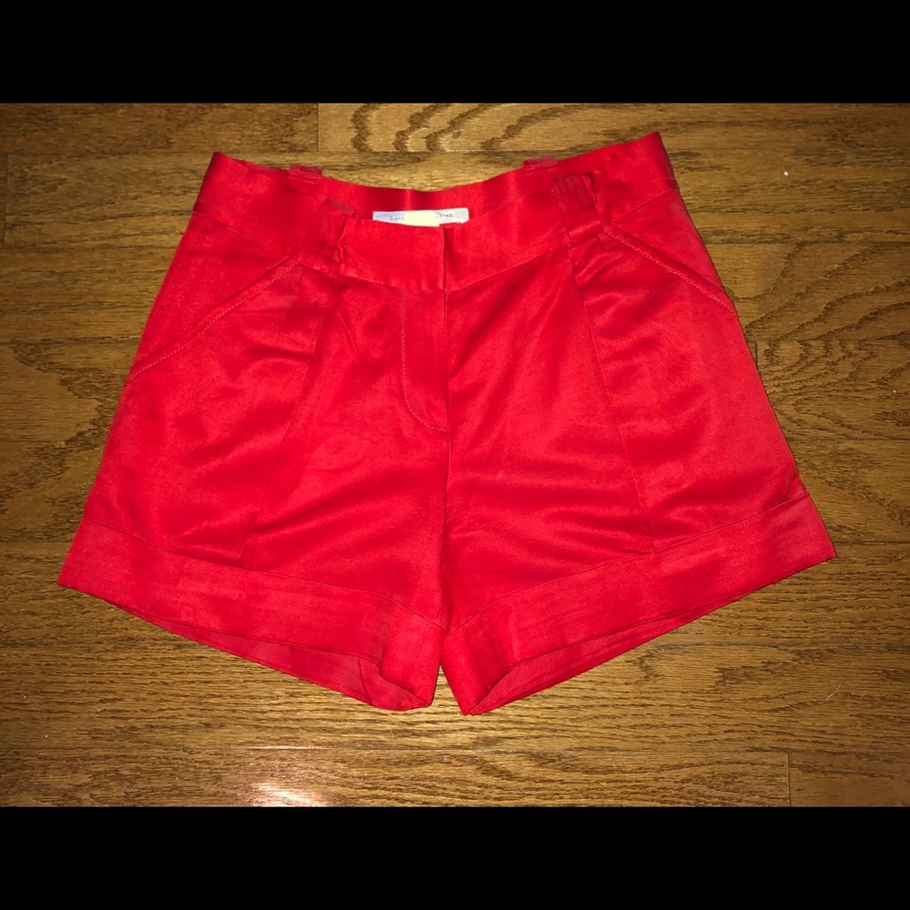 DIane Von Furstenberg Silk Shorts